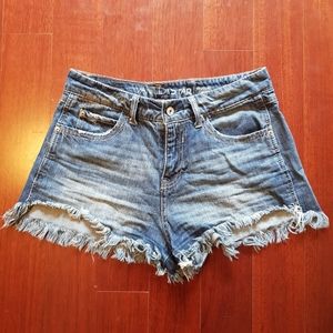 Vanilla Star Cutoff Denim Festival Shorts